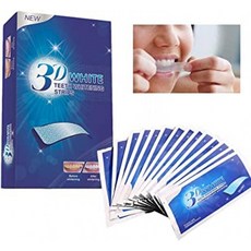 치아 미백 줄무늬 치아 구강 관리를위한 3D 화이트 화이트 너 스트랩 키트 감도 없음-14 팩 28 스트립, 단일