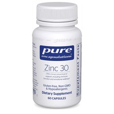 퓨어인캡슐레이션 아연 징크 30 피콜리네이트 60캡슐 Pure Encapsulations Zinc 30, 1개