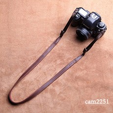 Cam in CS183 2250 2259 범용 카메라 소가죽 스트랩 목 어깨 일반 조절 가능한 가죽 벨트 82 104cm 길이, 2251, 1개