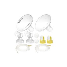 Nenesupply Pump Parts with 24mm Flanges Compatible with Medela Pump in Style Parts Accessories Brea, 24mm Detachable, one option, 1개