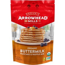 Arrowhead Mills 버터밀크 팬케이크 & 와플 믹스 767.1g26온스 6팩 203139, 623g, 6개