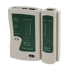 FWT 이더넷 네트워크 LAN 분석기 RJ11 / RJ45 용 전화 케이블 테스터 검사기, 1개