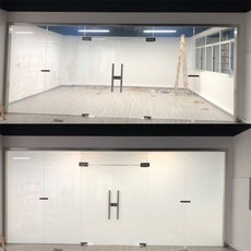 HOHOFILM 10cmx10cm 스마트 필름 건축 창 유리 스마트 필름 PDLC 매직 전환 가능한 투명 컬러 필름 샘플 4
