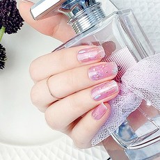 가비즈 [4+1] 리얼큐빅 BEST 젤네일패치, 1매, 27.블러쉬부케