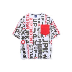 제이앤알트레이드 JPK 오리지널제작 드랜드 나라 밴드빅사이즈 이니셜 라운드 넥 화이바 숄더 퍼프 슬리브