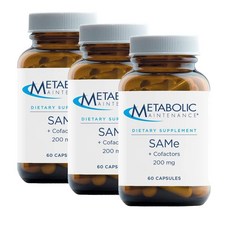 메타볼릭 샘이 + 코팩터스 위드 마그네슘 칼슘 비타민B6 엽산 캡슐 Metabolic Maintenance Same + CoFactors, 60정, 3개