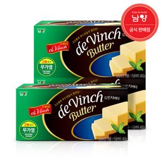 드빈치 무가염 사각 버터, 450g, 3개