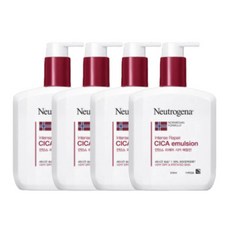  뉴트로지나 인텐스 리페어 시카 에멀젼 310ml 4개, 상세페이지 참조 