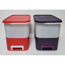 타파쌀통 주니어키퍼 5kg 쌀보관통 잡곡통 라이스키퍼, 레드, 1개