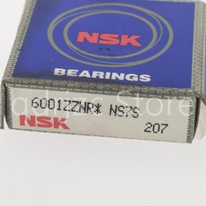 NSK-깊은 홈 볼 베어링 6001ZZNR 6001-2ZNR 6001ZZENR 외륜 스톱 링 클램프 슬롯 포함, 한개옵션0, 1개