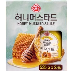 오뚜기 허니머스타드 535g 2입, 단품, 단품