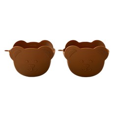 Modern House Brunch熊矽膠手套, 棕色, 1組
