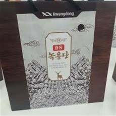 광동 녹용단 30환 / 부모님건강식품 쇼핑백, 단일상품, 단일상품