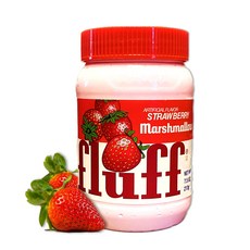 마시멜로 플러프 스프레드 크림 딸기 213g 7.5oz, Marshmallow-Fluff-Spread-Creme-Strawberry-7.5oz