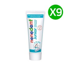 네네덴트 주니어 치약 75ml X9