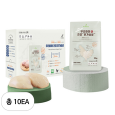 펫루트 반려동물 우리아이 건강 촉촉한 통 닭가슴살 20p, 600g, 10개