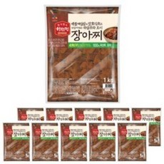 CJ제일제당 하선정 장아찌 1kg x 10개