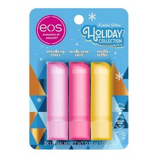 Eos 홀리데이 립밤 3개입