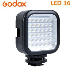 Godox LED-36 사진 조명 디지털 카메라 캠코더 DV DSRL 미니 DVR 5500-6500K CCT용 LED 라이트 램프 5500-6500K, 1개 - 미니dvr