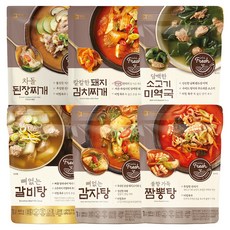 아워홈 뼈없는 감자탕400g 3봉 외 국탕 세트모음, 6개, 400g