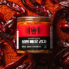 [불범 매운김치] 화끈하고 시원한 맛의 썰은 김치 오전 9시 이전 발송, 1개, 600g