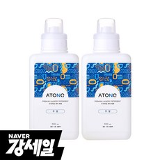 아토앤오투 프리미엄 천연세탁세제 무향 1L 2개 세트