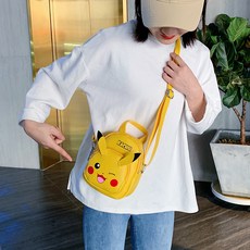 귀요미 피카츄 여아 가방 크로스백 서양풍 남녀 아동 가방 트렌드