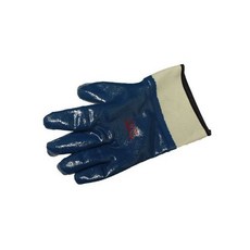 Liberty Glove Safety 9460SPL 212 가소 안전 커프 내화학성 라지 블루 12팩 니트릴 헤비급 완전 코팅 장갑, Large (Pack of 12) _12.0