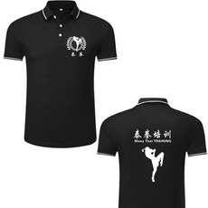 제이앤로미오닷컴 티셔츠 MUAYTHAI무타이 싸움 임하고 있다 무술 코치 쿵푸 양성 반팔 텐셀 면 POLO셔츠