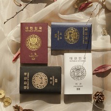 GAZE SHOP 세종 여권케이스 + 네임택 세트 패키지 여권커버, 1개, 블랙