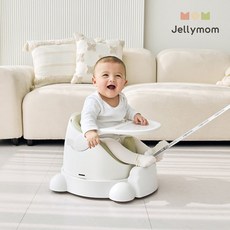 [젤리맘] 와이즈체어 붕붕 2종 (와이즈체어＋카트), 애쉬크림