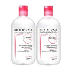 바이오더마 센시비오 H2O 클렌징 워터, 500ml, 2개