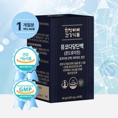 뮤코다당단백 콘드로이친 1200mg 관절/연골/뼈 건강 영양제 친정아빠 건강식품, 1박스