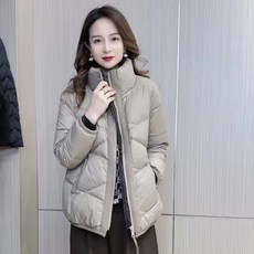 빌리즈빈 겨울 여성 집업 경량 숏 패딩 7479