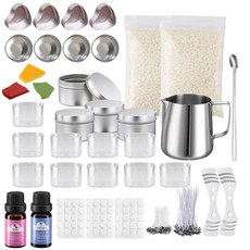 DIY 양초 만들기 용품 풀 도구 밀랍 공예 수제 생일 웨딩 파티 선물 홈 데코, 193PCS, 1개