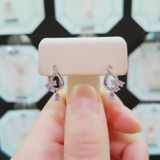 물방울실버귀걸이