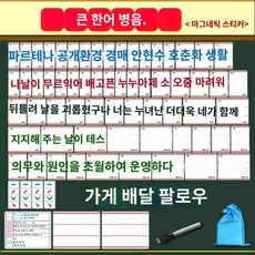 중국어 한어병음 칠판 자석 카드 중국어교구 기초중국어 학습도구, 병음카드-대 (교사용)