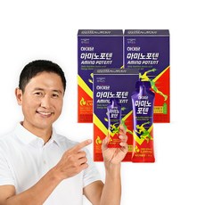 일동후디스 하이뮨 아미노포텐 고함량 아미노산 5100mg / 에너지젤 45g*10포, 3박스, 450g