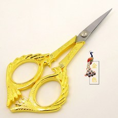 유럽 복고풍 조각 양재 가위 골동품 빈티지 스테인레스 스틸 가위 재단사의 바느질 가위 바느질 가위, 빨간, 1개