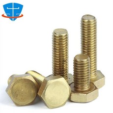M3 M10 외부 육각 머리 황동 나사 캡 볼트 미터 모양 DIN4014, [04] M6 (5pcs), [04] 12mm, 5개