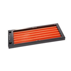 HJ 240mm 라디에이터 구리 17mm 두께 컴퓨터 방수 액체 열교환 기 G1/4 12cm 팬용 나사산 사용|팬 & 쿨링|, 1개, silver 240mm, 17mm Thickness