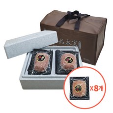 푸드앤코디 궁중레시피 정성 가득한 수제 한우 떡갈비 선물세트, 베스트형(8개입 1.36kg), 1박스