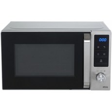 실바-홈라인 MWG-E 20.8 INOX 전자레인지 그릴 800-1000 W 조명 LCD 디스플레이 20 L 쿠킹 룸 5 전원 레벨, 단일옵션