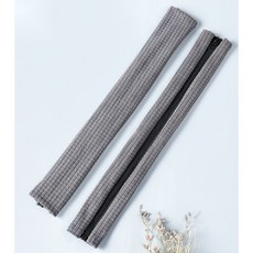 까마느 사무실 의자 팔걸이 커버 쿠션 덮개, 짙은 회색 팔걸이 커버(한 쌍)