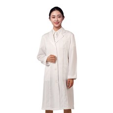 요들 쿨 신축 핀턱 영양사 가운 YL006 화이트 66