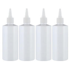 병도매닷컴 백색 뾰족 흰색마개 공병 AC300, 300ml, 4개