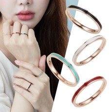 14k 할로우 에폭시 반지 6종