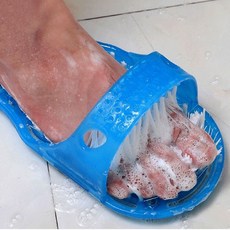 시원한 각질 발세척 화장실 슬리퍼 편안한 풋브러쉬, 골드뱅크4 핑크