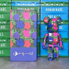 Bearbrick 베어브릭 400 앤디워홀 버전 피규어