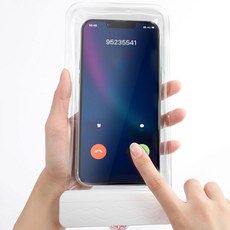 워터밤 워터파크 스마트폰 크로스 클러치 방수팩, 핑크